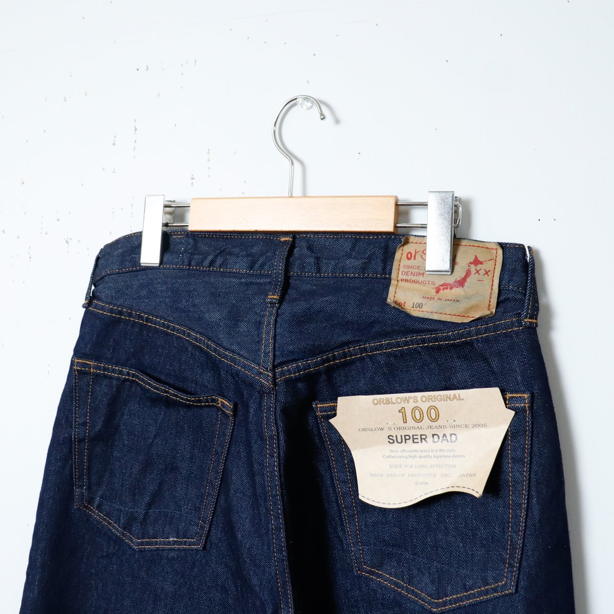 再入荷【UNISEX】orslow[オアスロウ] 100 SUPER DAD'S DENIM