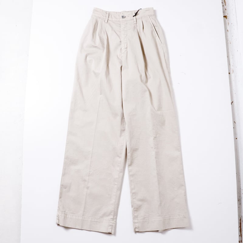 Women's】YANUK[ヤヌーク] タックワイドトラウザーズ 57131310