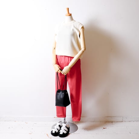【WOMEN'S】JOHNBULL［ジョンブル］ コットンリネンテーパーパンツ jl231p27