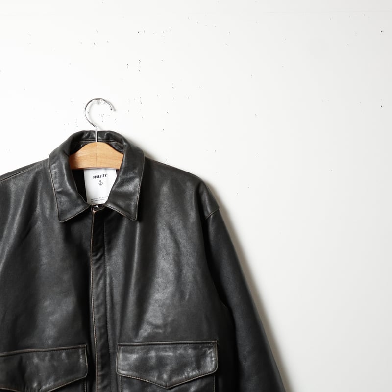 MEN'S】FIDELITY[フィデリティ] AGING GOAT LEATHER A-2