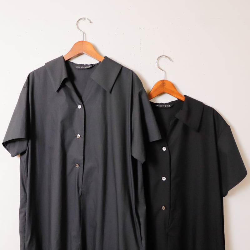 WOMEN'S】mizuiroind[ミズイロインド] ワイドカラーオーバーオール 2-25