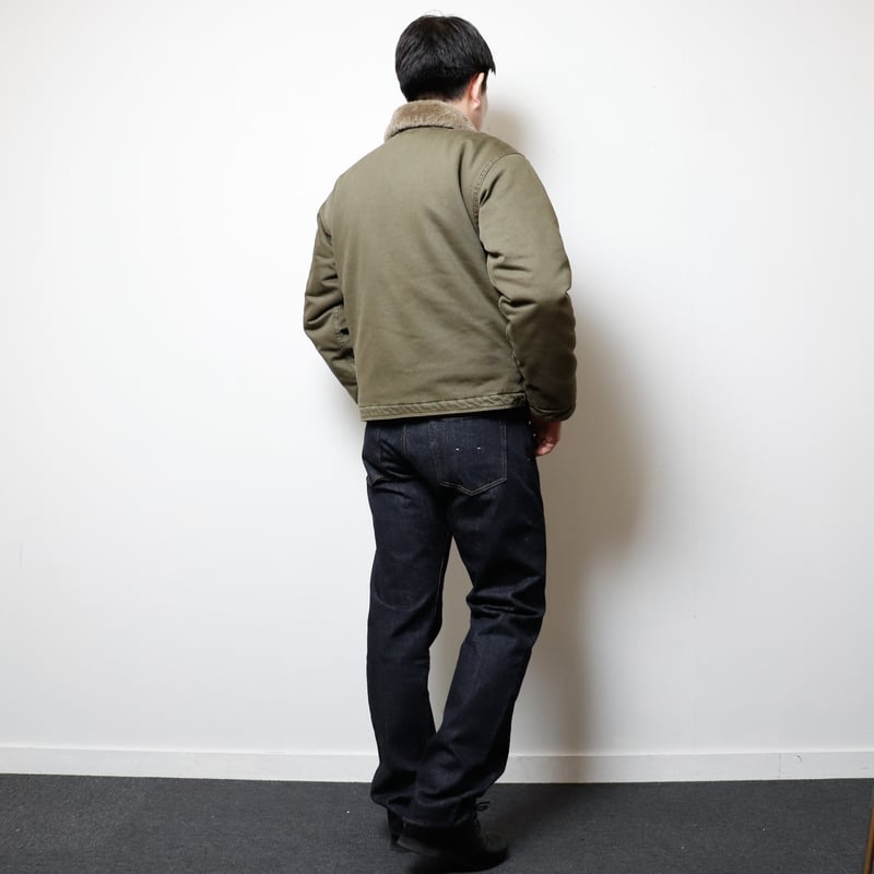 ジャケット・アウター fidelity OVERDYED N-1 DECK JACKET MEN'S】FIDELITY[フィデリティ]OVERDYED N-1 DECK JACKET