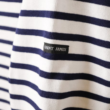 【UNISEX】SAINTJAMES[セントジェームス]  エルボーパッチバスクシャツ 13JCOUES.UCOUD.U/13JCOUES.COUD.U