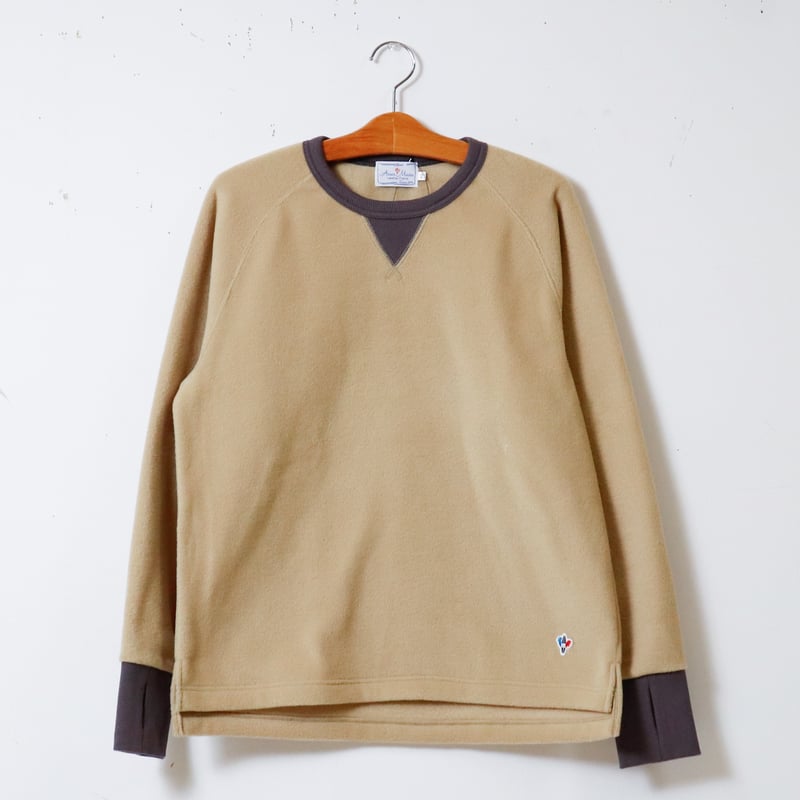 MEN'S】ARVOR MAREE/アルボーマレー/フリースクルーネック/FLE-CRW-V