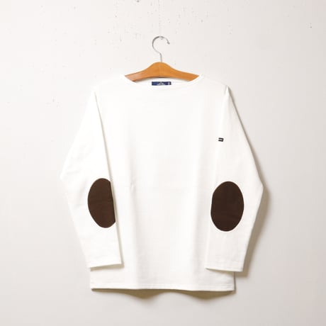 【UNISEX】SAINTJAMES[セントジェームス]  エルボーパッチバスクシャツ 13JCOUES.UCOUD.U/13JCOUES.COUD.U