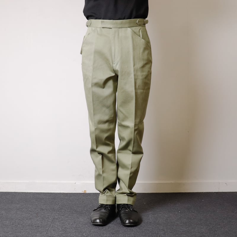 美品★BARNSTORMERバーンストーマーP1970マックイーンパンツピケM BARNSTORMER McQueen Pants Cotton Pique 1970P – by CITRON