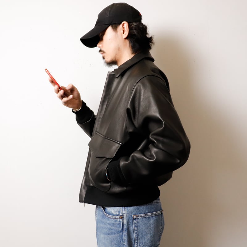 FIDELITY ラムレザー A-2 ジャケット　L FIDELITY ラムレザー A-2 ジャケット L FIDELITY/フィデリティ