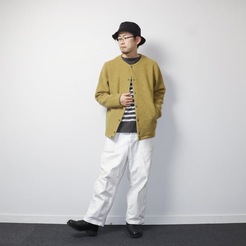 UNISEX】Jackman[ジャックマン] Wool Collarless Jacket