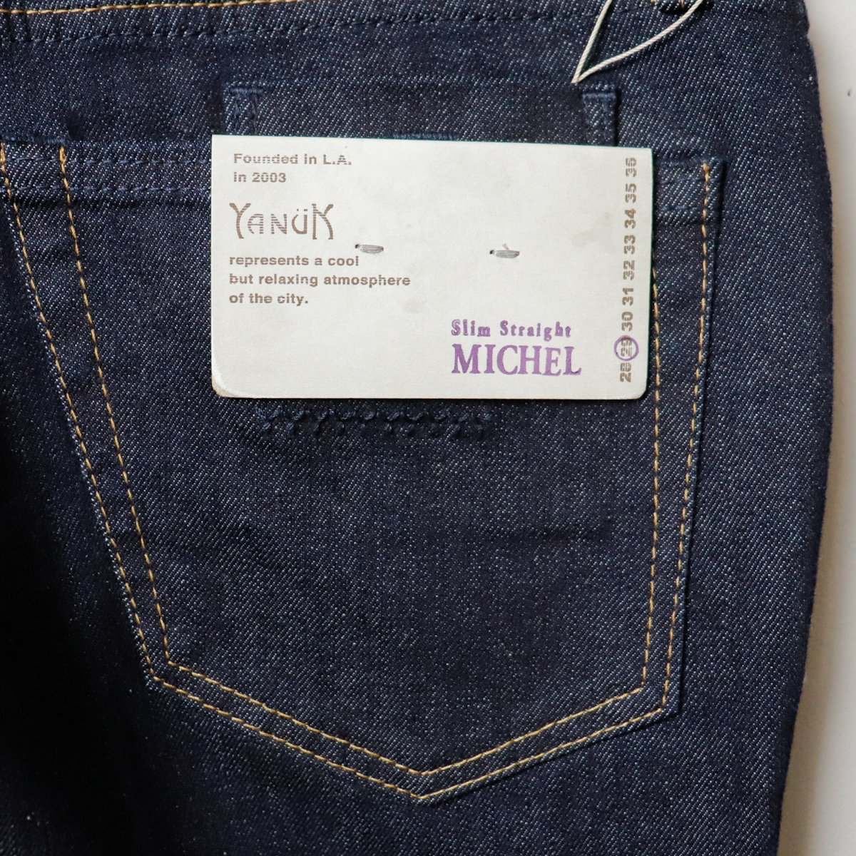 MEN'S】YANUK[ヤヌーク]PREMIUM2 スリムストレート 