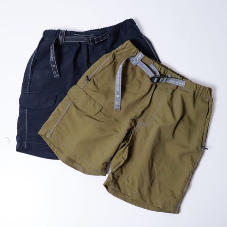 【UNISEX】and wander[アンドワンダー] Ny taffeta hiker short pants