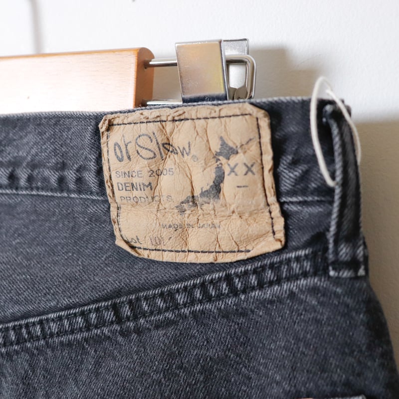 再入荷【UNISEX】orslow[オアスロウ] 101 DAD'S FIT BLACK 0