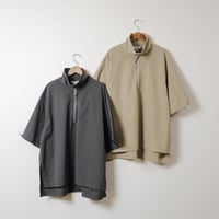【WOMEN'S】AMERICANA[アメリカーナ] ポリエステルタフタ・ハーフジップブルゾン RFT-S-004