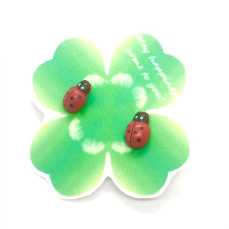 幸せのてんとう虫ピアス 幸福のてんとう虫ピアス | anansetontan