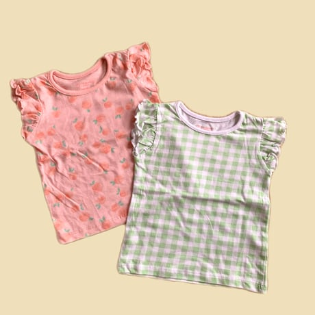 【PRIMARK】t-shirt 2piece 80cm