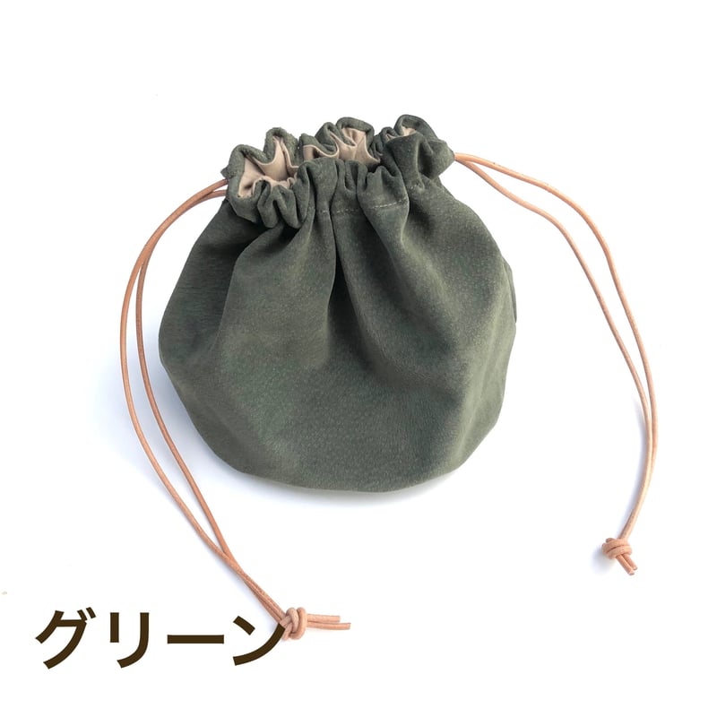 Suede bag S スエード巾着   Rana's STORE