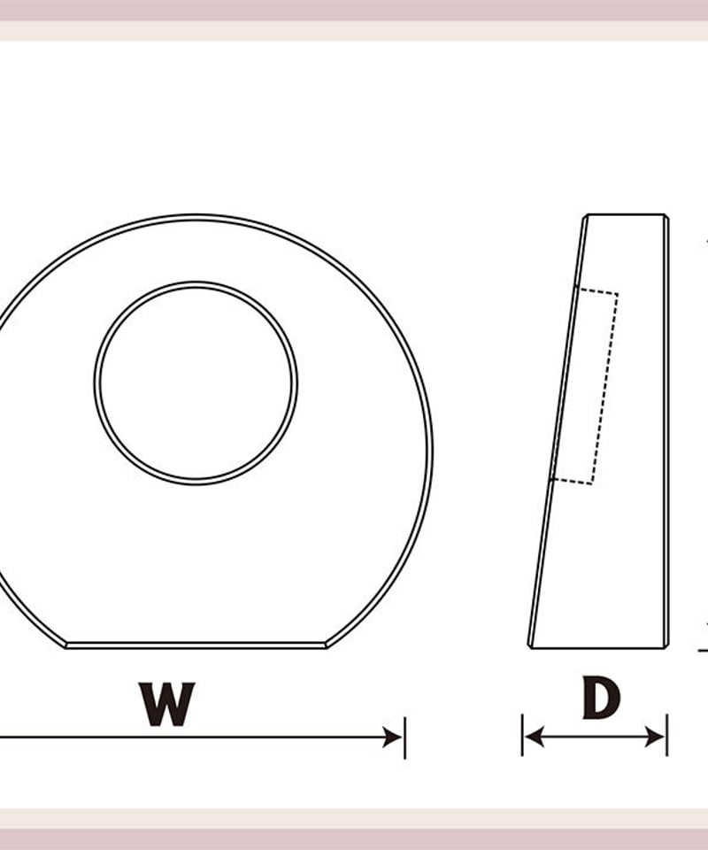 サークル型 クリスタルガラス 置き時計 37mm時計 加工費込み