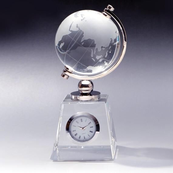 ゴールド地球儀型置時計 ジャンク] WINDMILL ウインドミル 地球儀型置時計 時計 アンティーク