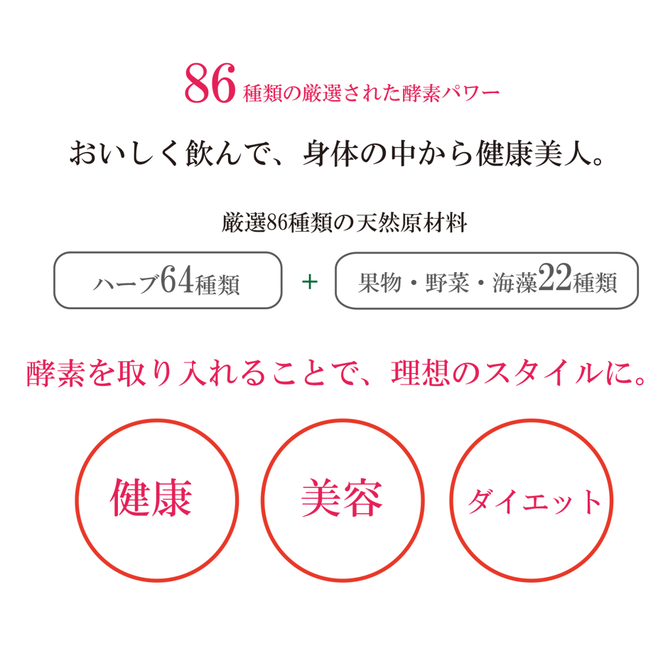 酵素 ハーブ酵素86 | coco beauté cosmétique