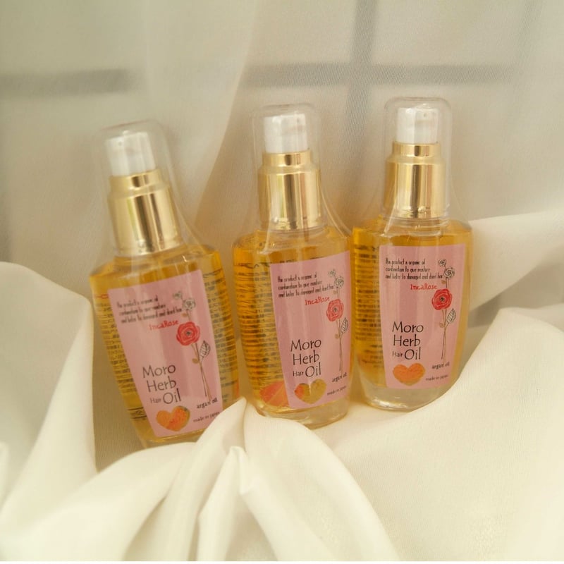 透き通る艶髪に】モロハーブヘアーオイル インカローズ 50ml | elve