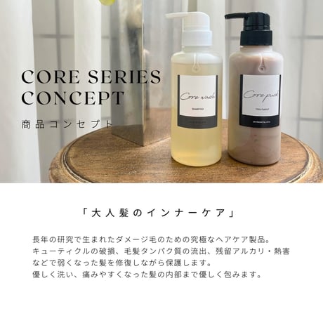 【★リピート率No.1★大容量でお得！】コアウォッシュ詰め替え用 1000ml【植物由来アミノ酸系で頭皮に優しいシャンプー】