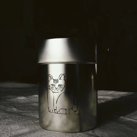 A'bake - Cat Ritual Set -ねこの茶筒（seasonalお菓子とお茶のSET）