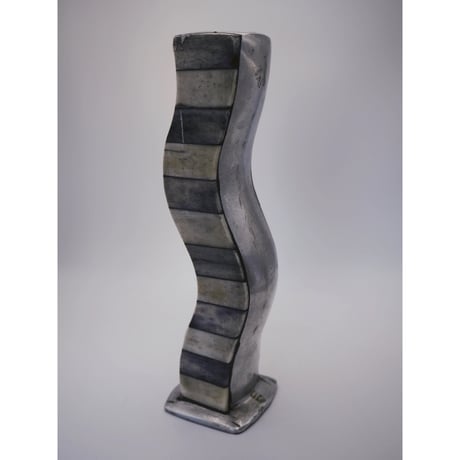 Sculptural Striped Ceramic Object：UK