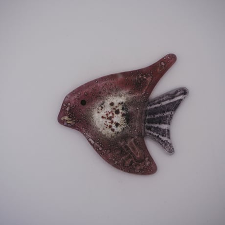 Fused Glass Fish Magnet：UK
