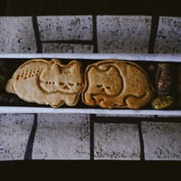 花原史樹 × A'bake "Cat pot"  寄り添う ねこ （巾着袋つき）