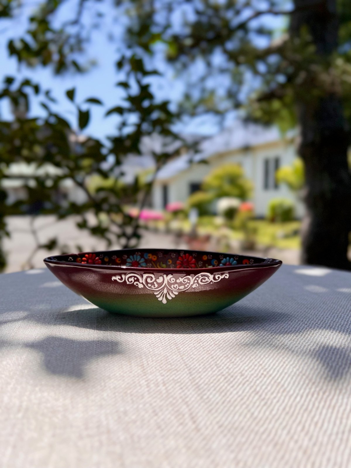 トルコ陶器ボート船型S・ブラウン | Online Store KuTembea