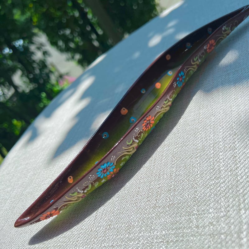 トルコ陶器メゼ・オリーブ皿・グリーン | Online Store KuTembea