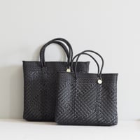 MERCADO BAG TAPETE SOLID：BLACK