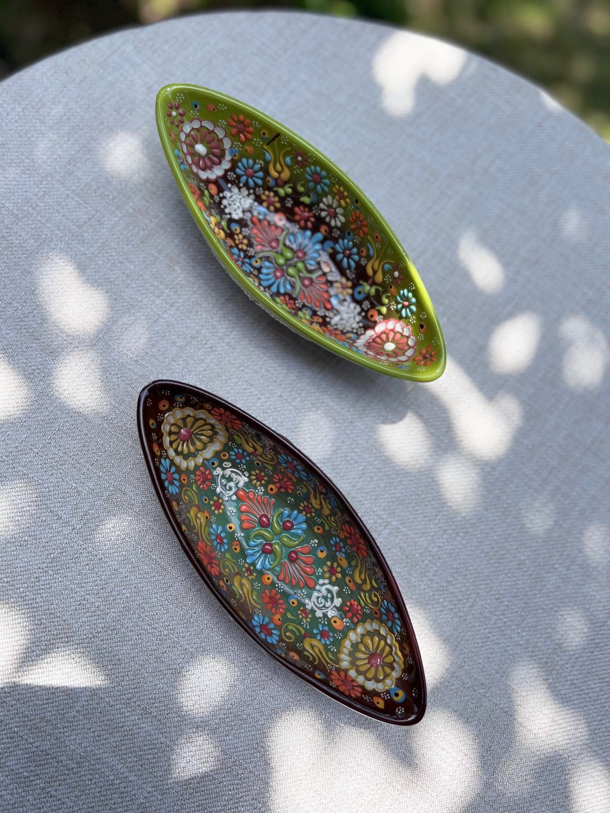 トルコ陶器ボート船型S・ブラウン | Online Store KuTembea