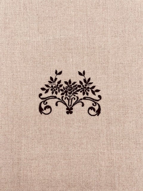 刺繍付きリネン生地 | Online Store KuTembea