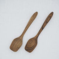 Teak Ice cream spoon