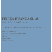〈DARK・MILD〉FELIZA HUANCA SL-28 WASHED / BOLIVIA