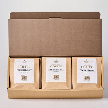 自家焙煎コーヒー豆【200g×3種セット】
