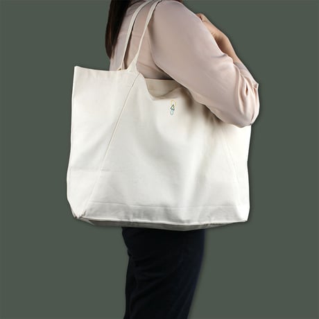 エシカルトートバッグ 横型 生成　351613