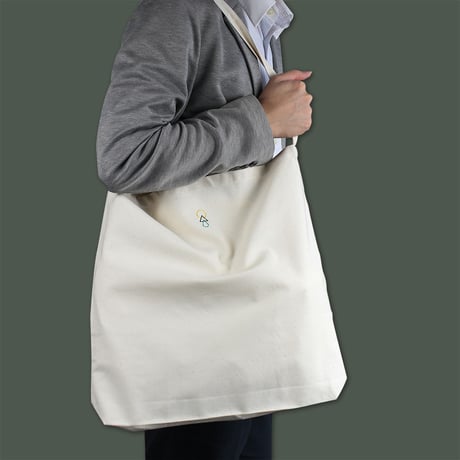 エシカルトートバッグ 縦型 生成　351612