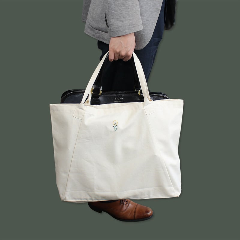 エシカルトートバッグ 横型 生成 351613 | rik skog ONLINE STORE エシカルトートバッグ 横型 生成 351613 | rik skog ONLINE STORE