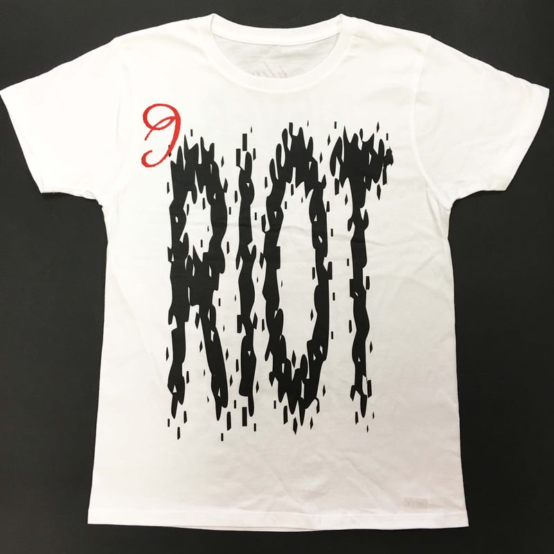 ☆MADE WORN WATTS RIOT Tシャツ☆ホワイト I RIOT Tシャツ | BUSTERS SHOP