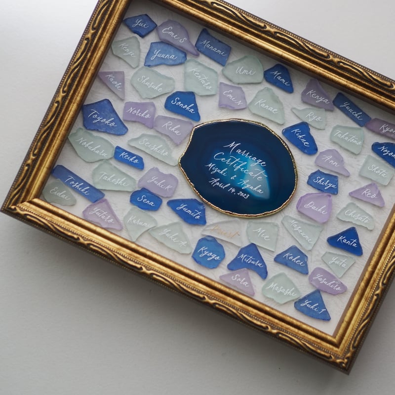 くっきー様専用♡オーダー シーグラスアート シーグラスアート『 Sea