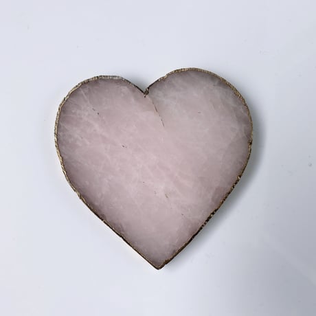 heart ローズクォーツリングプレート