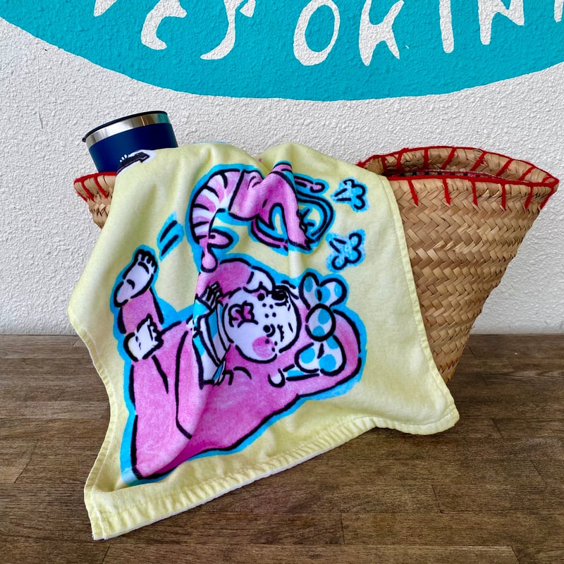 KOURI SHRIMP ×Benny's コラボ フェイスタオル | こうり商店