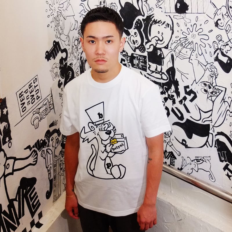 belyni X PUTS character TEE - White | belyni