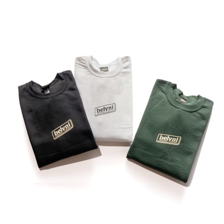 belyni original logo  Sweat - Ash Gray