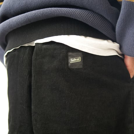 belyni original corduroy pants - black