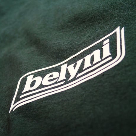 belyni original logo TEE -  Forest green (発泡プリント)