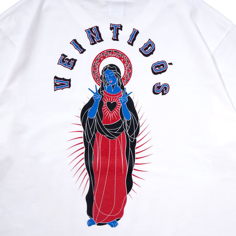 22nd anniversary double piece TEE  -White