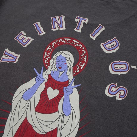 22nd anniversary double piece TEE  -Gray