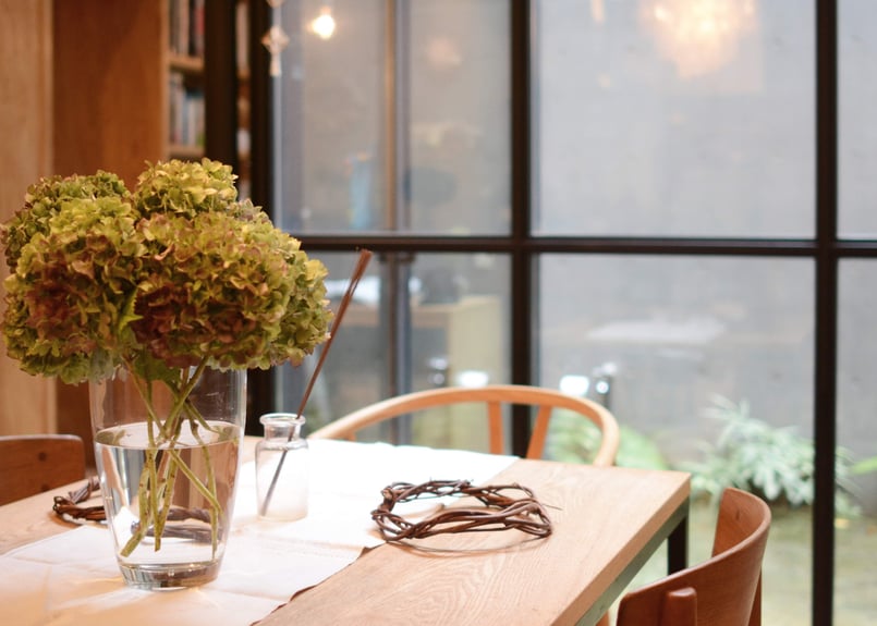 sale♪秋色紫陽花ナチュラルリース＊〜貝細工の華やかリース〜＊24